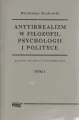 Antyirrealizm w filozofii, psychologii... T.1-2 - tantis.pl