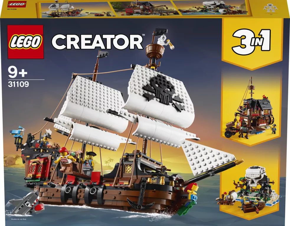 LEGO® Creator. Statek piracki. 31109 - tantis.pl