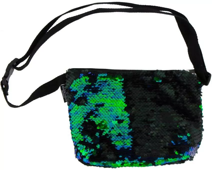 Torebka na ramię cekiny green - tantis.pl