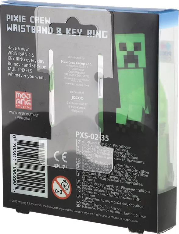 BRANSOLETKA REGULOWANA MINECRAFT 11X2X13 WB - tantis.pl