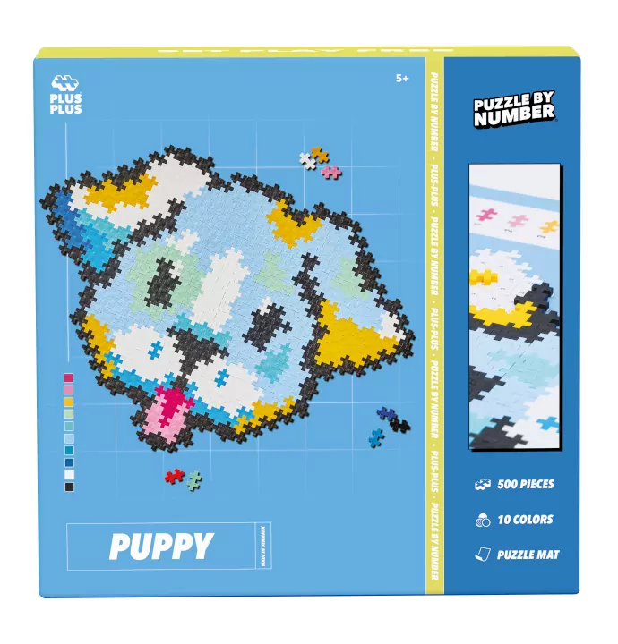 Puzzle By Number- Pies. Plus-Plus - tantis.pl