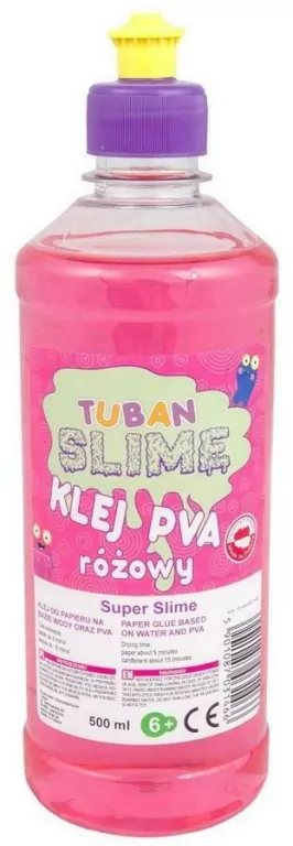 Klej różowy PVA 500ml TUBAN - tantis.pl