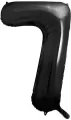 Balon czarny 86cm. Cyfra 7 - tantis.pl