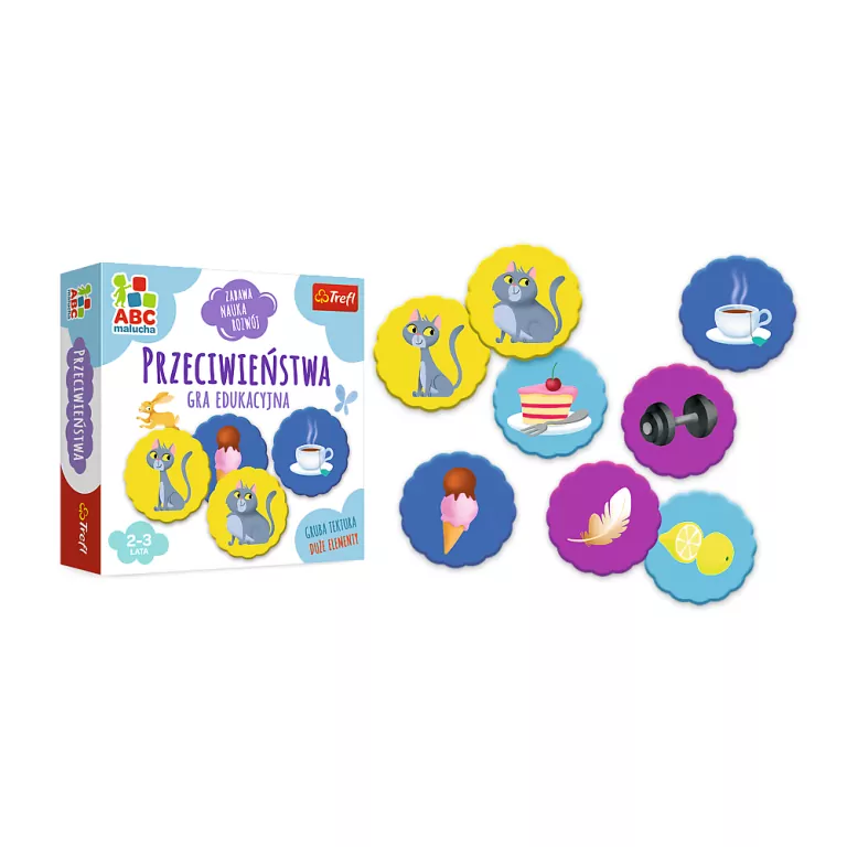 Przeciwieństwa. Gra edukacyjna. ABC malucha - tantis.pl