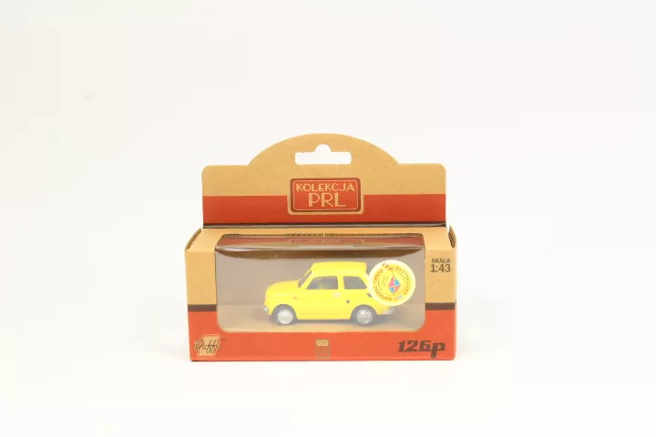 Kolekcja PRL Fiat 126p, żółty - tantis.pl