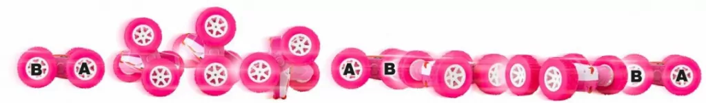 Carrera RC 2,4 GHz Mini Turnator Pink - tantis.pl