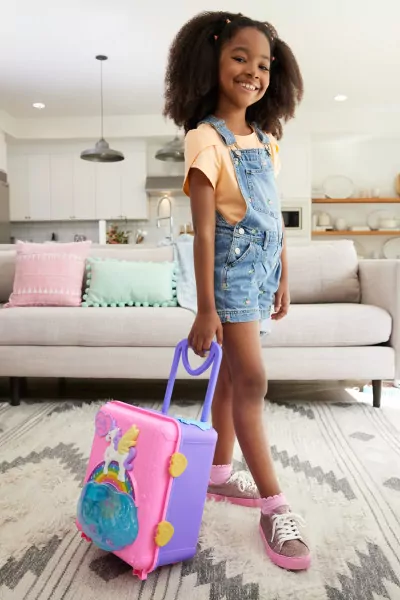Polly Pocket. Zestaw Walizka wakacyjny kuror HKV43 - tantis.pl
