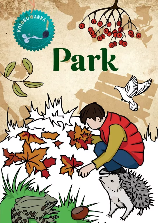 Park kolorowanka - tantis.pl