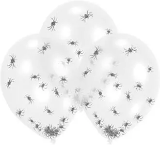 Balony lateksowe Clear Spider Filled 27,5cm - tantis.pl