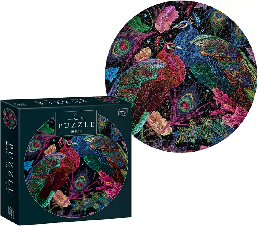 Puzzle 500 Round. Secret Garden - tantis.pl