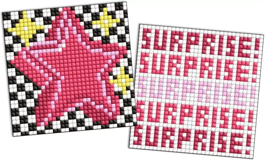 Diamentowa mozaika na magnes - LOL Gwiazda 9x9cm - tantis.pl