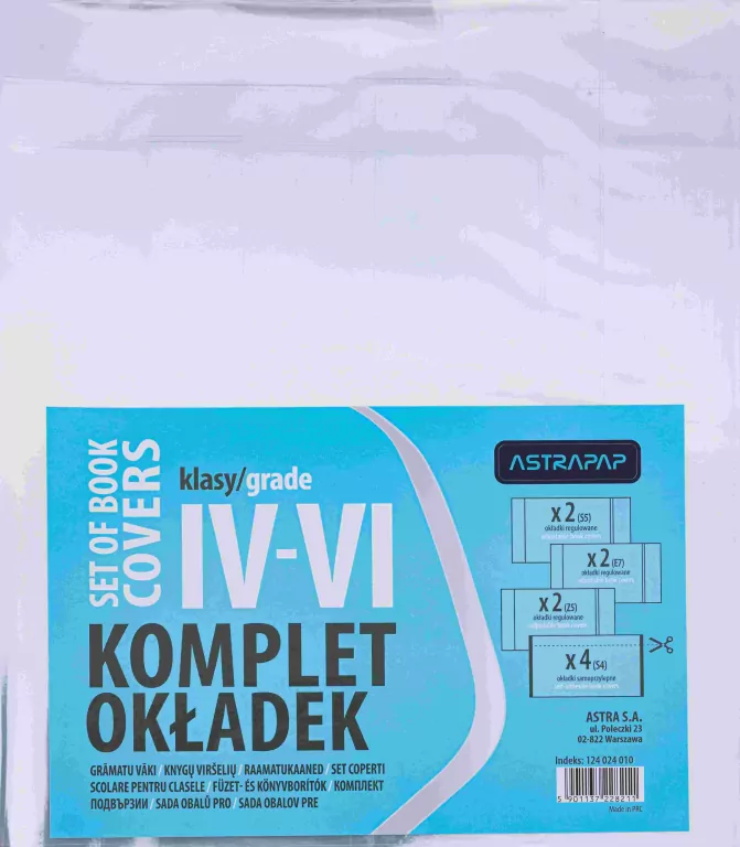 Okładki komplet klasa IV-VI ASTRA - tantis.pl