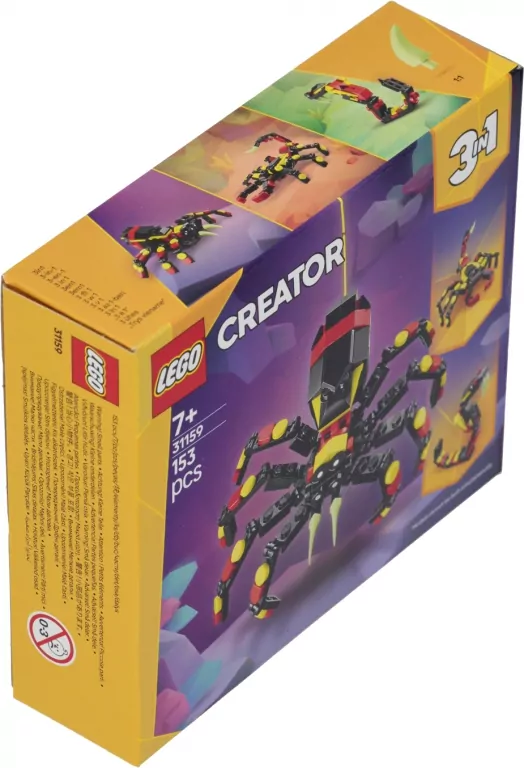 LEGO(R) CREATOR. Dzikie zwierzęta pająk - tantis.pl