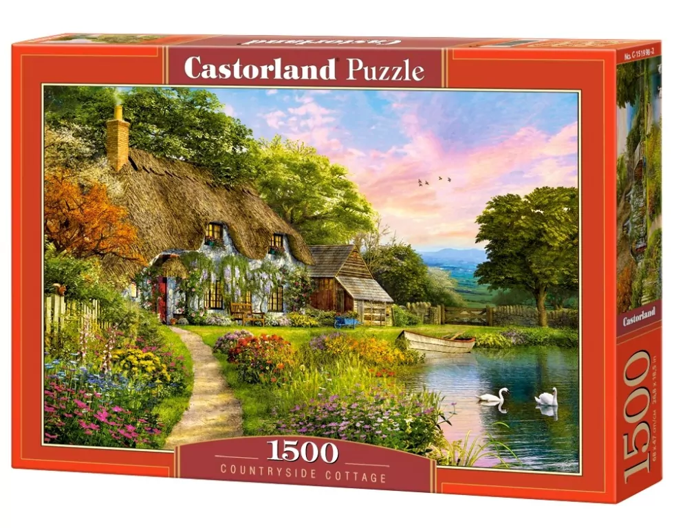Puzzle 1500 Wiejski domek - tantis.pl