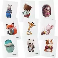 Zeszyt PP Cute. A5/60K kratka. 9 sztuk - tantis.pl