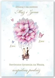 Kartka okolicznościowa Ślub