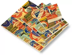 Notes ozdobny A6. Znaczki