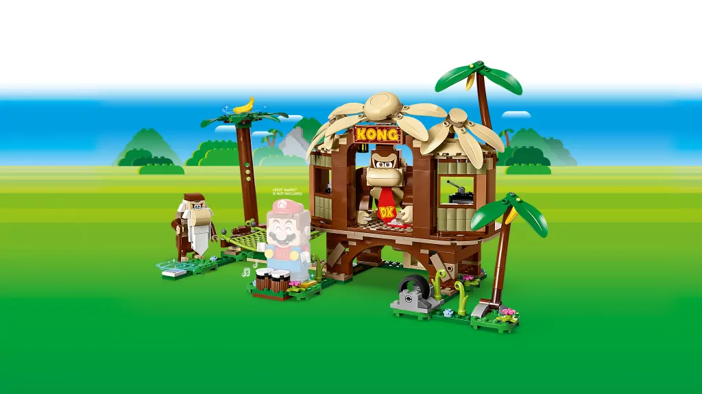 LEGO® Super Mario. Domek na drzewie Donkey Konga — zestaw rozszerzający. 71424 - tantis.pl