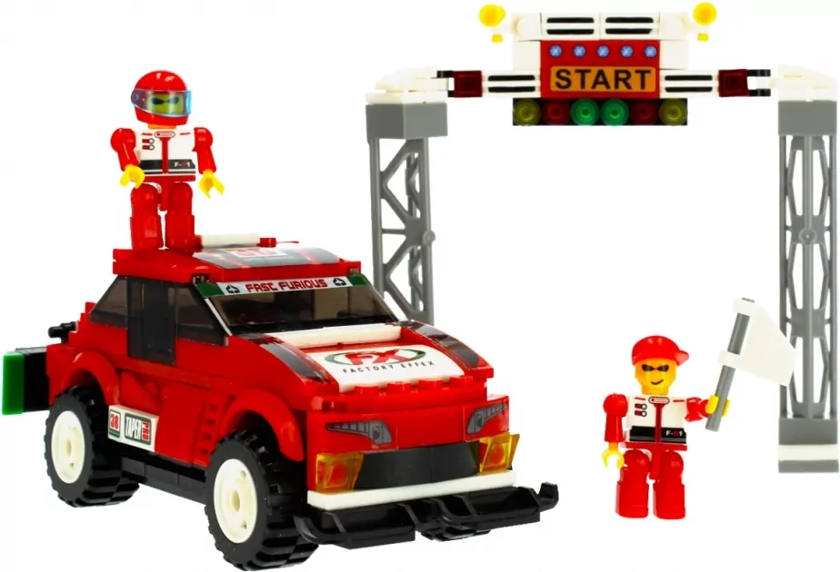 Klocki konstrukcyjne Alleblox Racing Team 255 elementów - tantis.pl