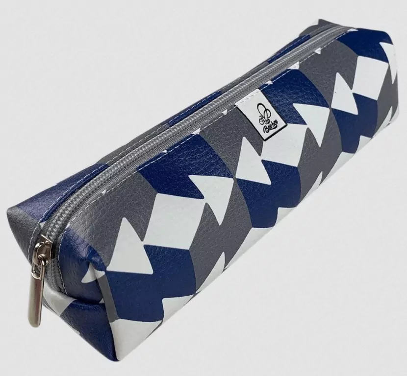 Piórnik prostokąt. Kostki granatowe - tantis.pl