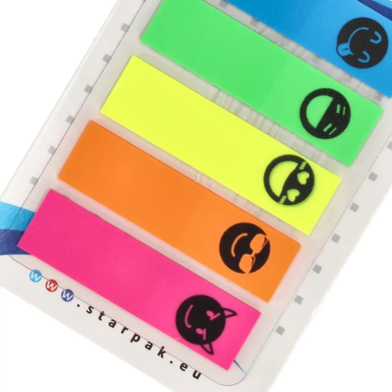 Zakładka indeksująca 44x12mm 5x20K Emoticon - tantis.pl