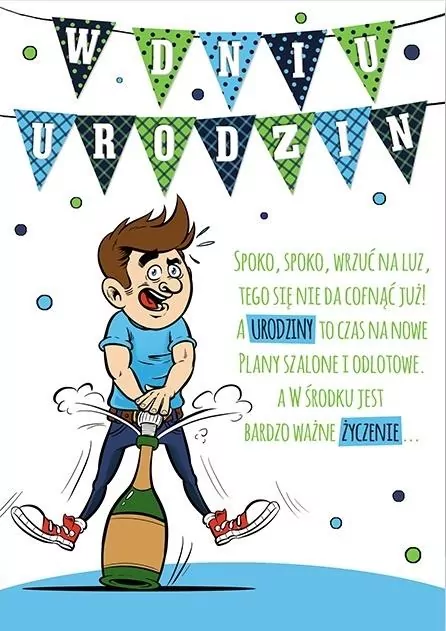Karnet Comic B6 + koperta wzór nr 28 Urodziny - tantis.pl