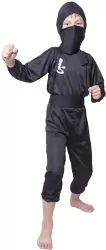 Strój dziecięcy - Czarny ninja - rozmiar L