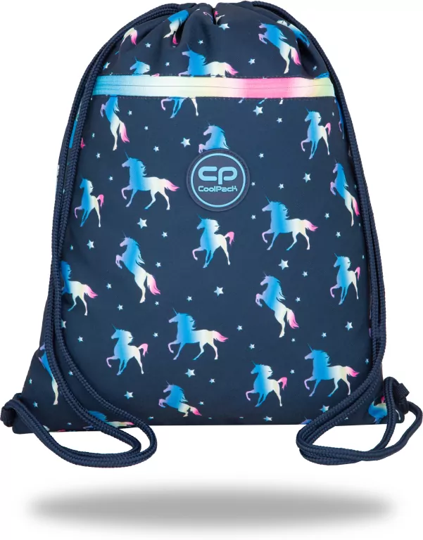 Worek na obuwie. Blue unicorn - tantis.pl