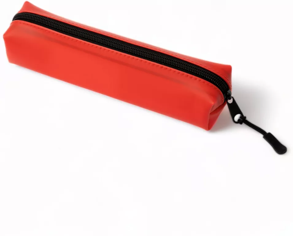 Piórnik silikonowy czerwony NARCISSUS - tantis.pl