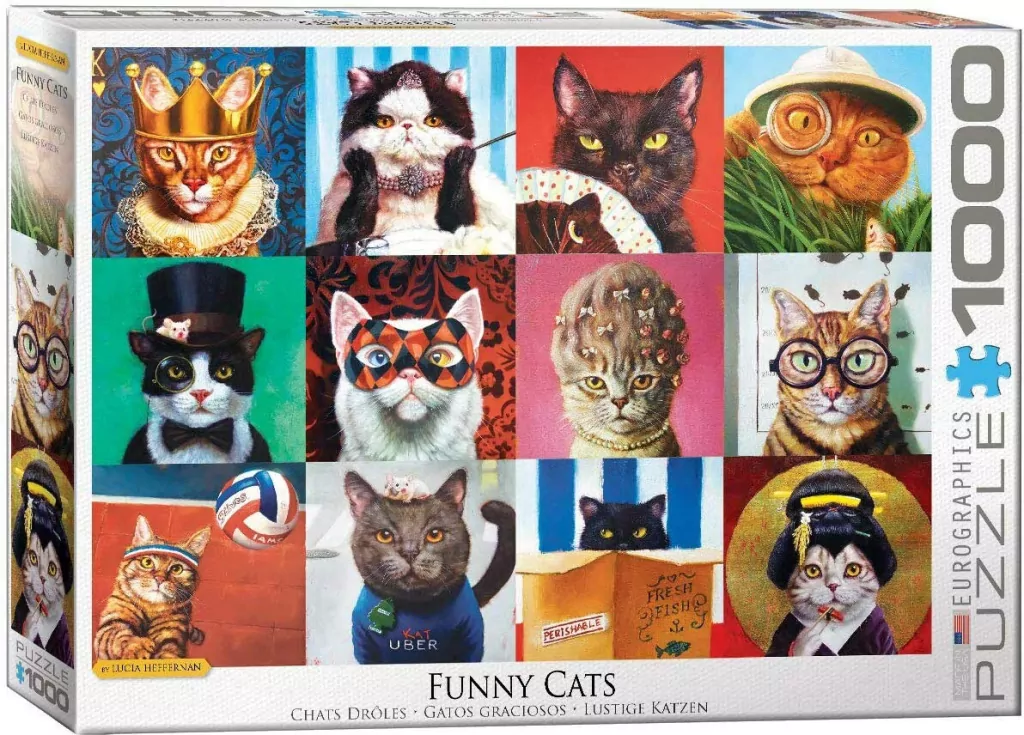 Puzzle 1000. Funny cats - tantis.pl