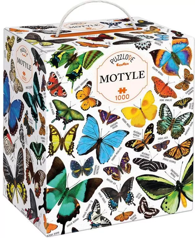 CzuCzu. Puzzlove. Motyle 1000 el. - tantis.pl