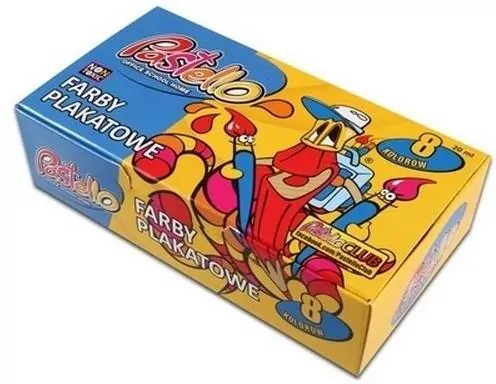 Farby plakatowe 20ml 8 kolorów