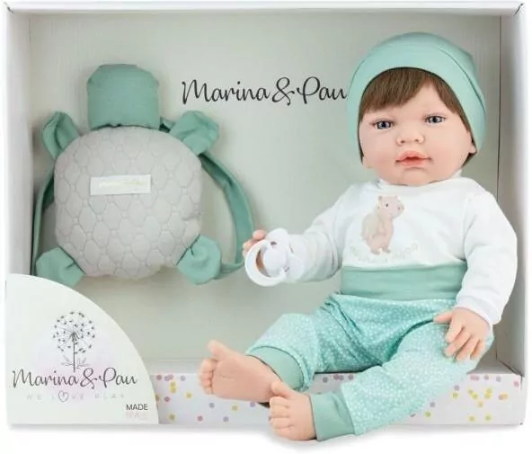Lalka hiszpańska Sweet Baby Capibara z plecaczkiem - tantis.pl