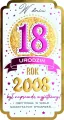 Karnet Urodziny 18 - tantis.pl