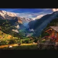 Trefl. Puzzle 1000. Dolina Lauterbrunnen - tantis.pl