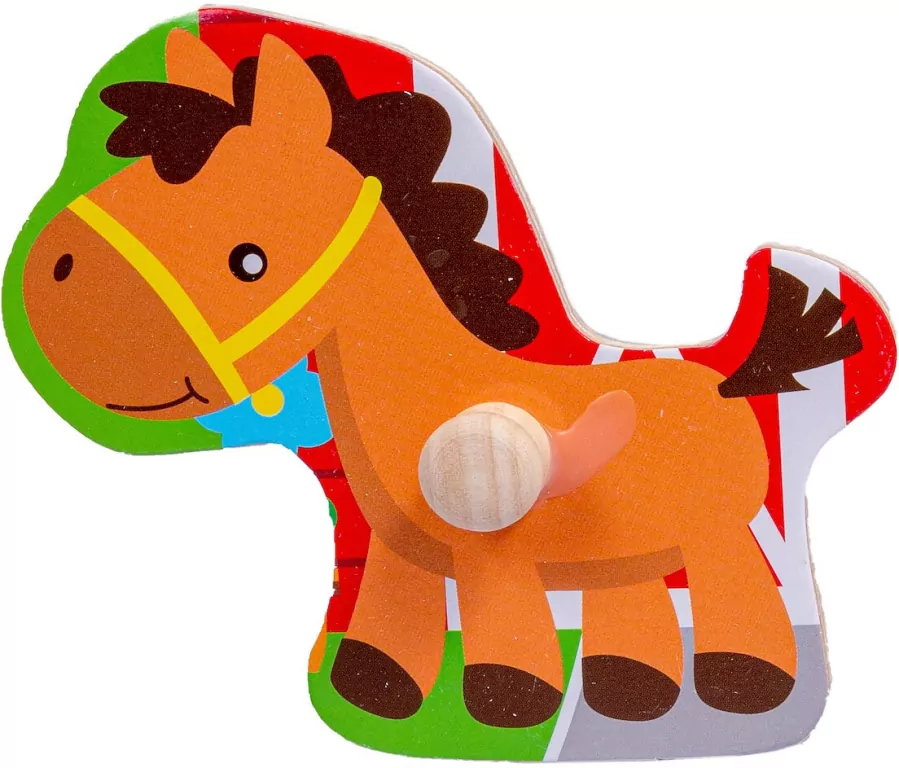 Smily Play. Układanka drewniana Mała farma - tantis.pl