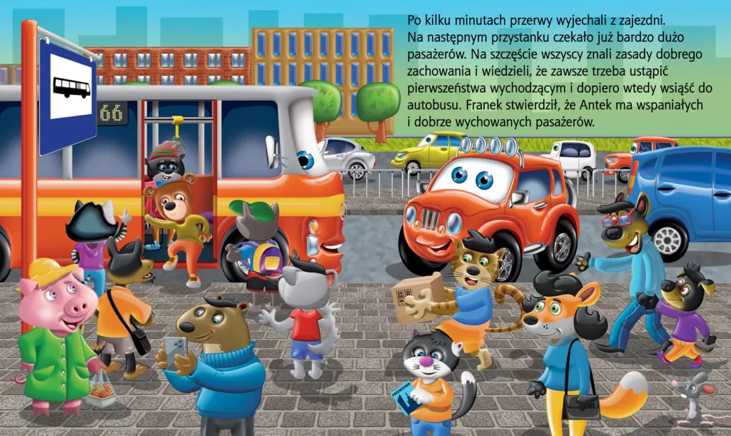 Autobusy. Samochodzik Franek - tantis.pl