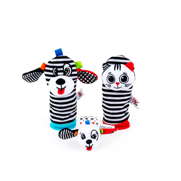 Zestaw skarpetki i grzechotka na rączkę - tantis.pl