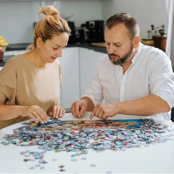 Trefl. Puzzle 2x500. Puszyści przyjaciele - tantis.pl