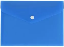Teczka koperta A5 satyna niebieska