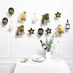 Dekoracja urodzinowa 18