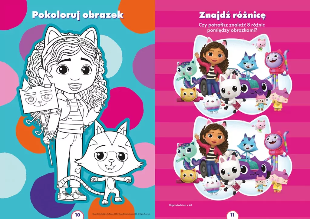 Koci Domek Gabi. Kociastyczne łamigłówki - tantis.pl