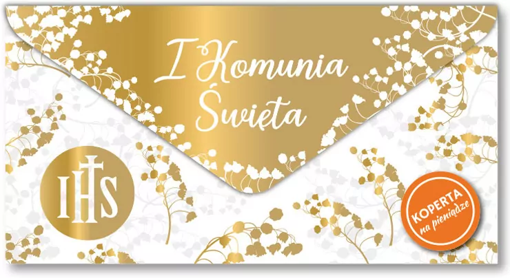 Koperta podarunkowa Komunia - tantis.pl
