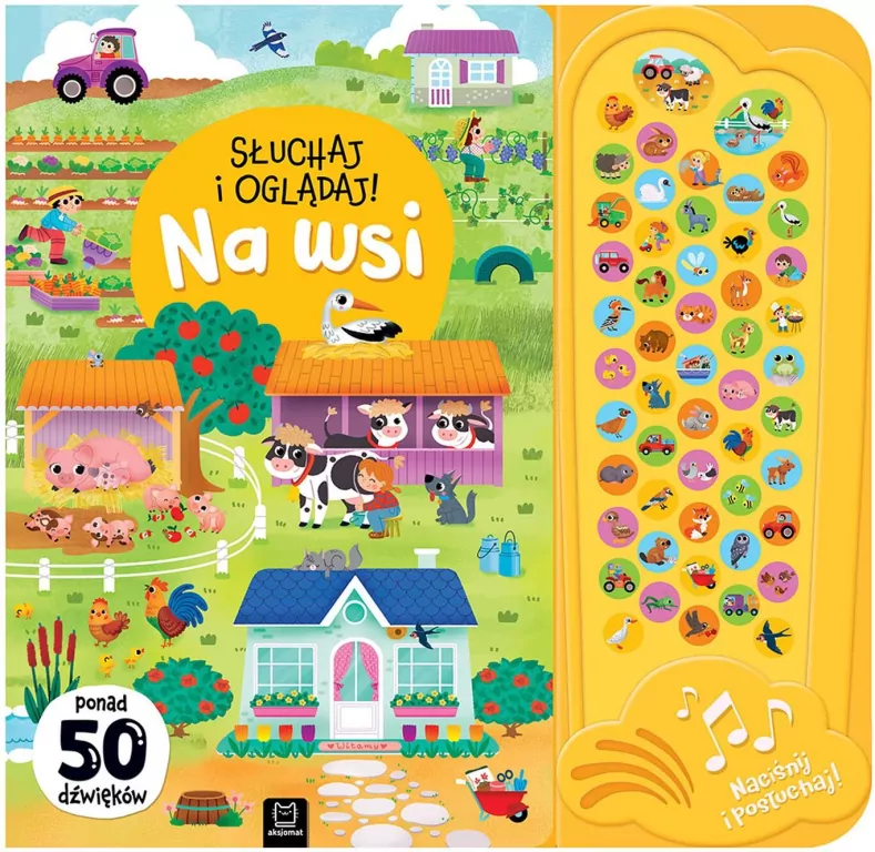 Słuchaj i oglądaj! Na wsi. Ponad 50 dźwięków - tantis.pl