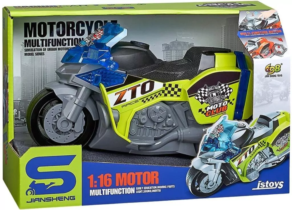 Motocykl policyjny 1:16 światło dźwięk - tantis.pl