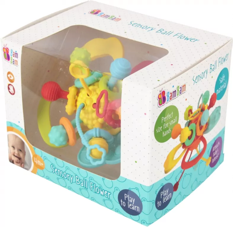 BAM BAM. KULA SENSORYCZNA KWIAT 18X14X14 - tantis.pl