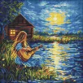 Diamentowa mozaika - Dźwięki w ciemności 40x40cm - tantis.pl
