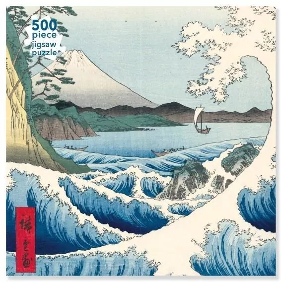 Puzzle 500 Morze w Satta Utagawa Hiroshige - tantis.pl