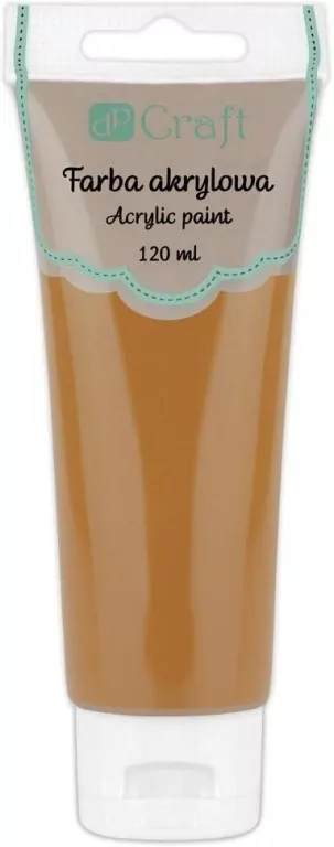 Farba akrylowa jasnobrązowa 120ml - tantis.pl