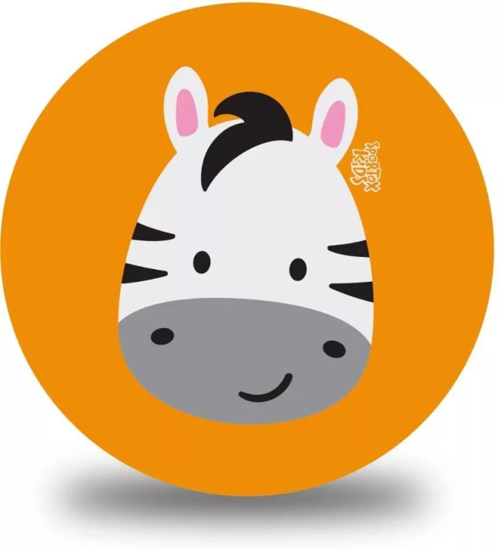Piłka PVC Sportox Kids 230mm - Zebra - tantis.pl
